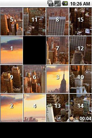 New York City Slide Puzzles