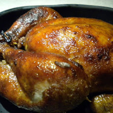Lemon Tea Brined Slow Roasted Chicken