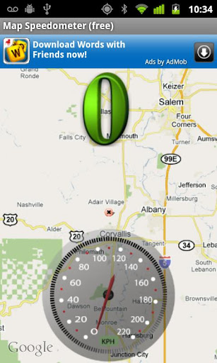 Map Speedometer