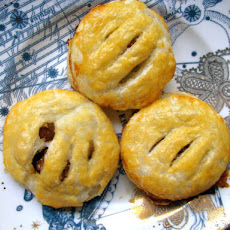 Eccles Cakes (Stuffed Pastry with Brandy-Soaked Raisins)