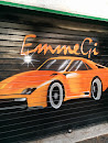 Orange Car Murales