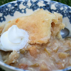 Tropical Fruit and Apple Cobbler-Crock Pot!