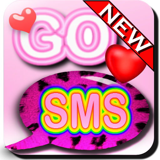 GO SMS Pink Leopard theme 2 LOGO-APP點子