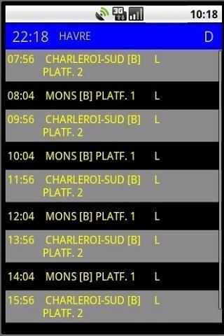 Belgium Train Schedule App