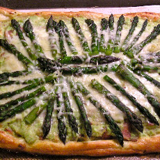 Asparagus, Zucchini and Ricotta Tart
