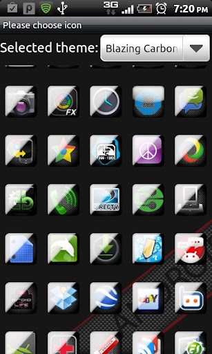 【免費個人化App】GO Launcher Carbon Fiber EX-APP點子