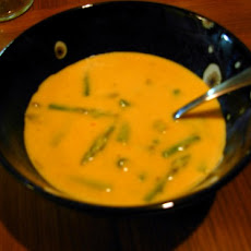 Cheesy Asparagus Soup