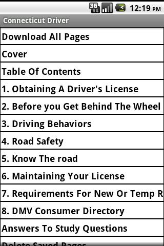 Connecticut Driver Manual