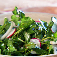 Watercress, Onion, and Radish Salad