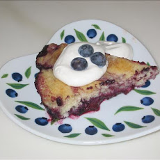 Skillet Blueberry Cobbler
