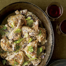 Chicken Fennel Fricassee Lite, with artichokes, mushrooms and capers