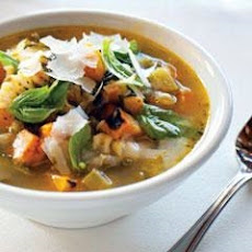 Italian Minestrone Soup With Butternut Squash