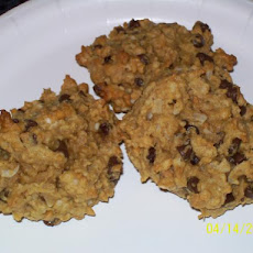 Pb 'n Oat Chip Cookies
