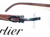 Lentes Oftalmicos De Madera Bubinga Cartier Lujo