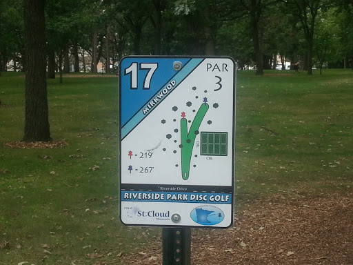 Riverside Park Disc Golf Hole #17