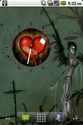 Heart Clock Widget