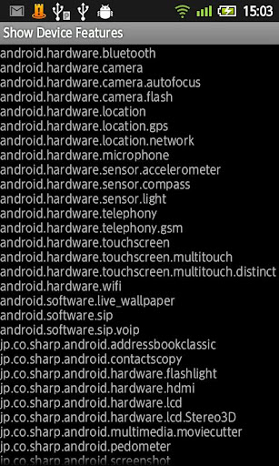 【免費程式庫與試用程式App】Show Device Features-APP點子