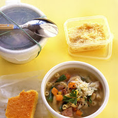 Chicken-Apple Sausage and Pasta Soup