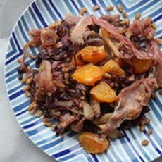Make-Ahead Farro with Radicchio, Prosciutto and Orange