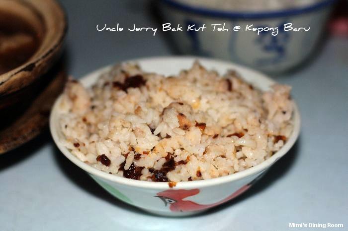 Oil Rice With Fried Lots Shallots Uncle Jerry Bak Kut Teh Malaysia Food Restaurant Reviews