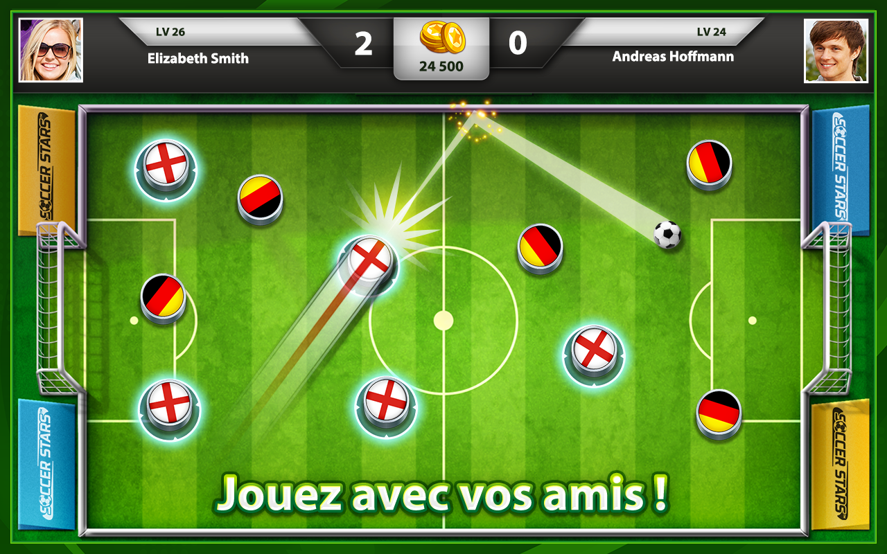 Android application Soccer Stars screenshort