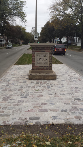 Historic Layton Boulevard Marker