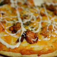Blackened Chicken Pizza With Yellow Tomato Salsa