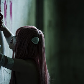 Lucy by Thomas Kuan - Portrait & People Women ( cosplay bandages blood anime )