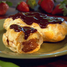 Chocolate Stuffed Eclairs