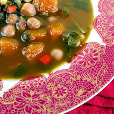 Spicy Butternut Squash and Chickpea Soup