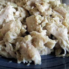 Spicy Crock Pot Chicken Chile Verde (Low Fat)
