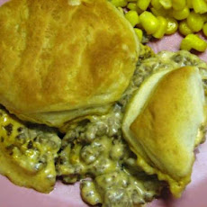 Easy Hamburger and Biscuit Bake