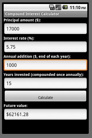 Compound Interest Calculator