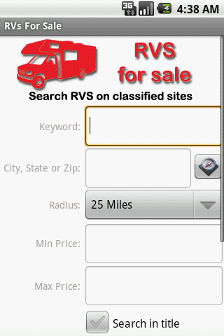 RVs For Sale