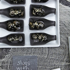 Slugs with Maggots (Sauteed Shrimp with Toasted Sesame Seeds)