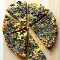 Spinach, Onion, and Bacon Frittata