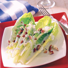 Hearts of Romaine with Roquefort and Toasted Pecans