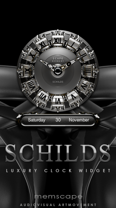 Android application SCHILDS Luxury Clock Widget screenshort