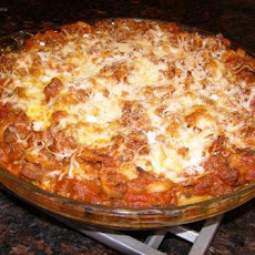 Saucy Spaghetti Pie
