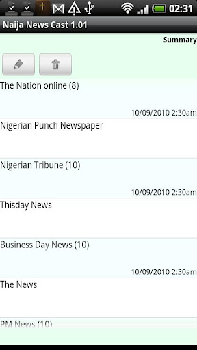 Nigerian News Caster