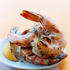 Grilled Jumbo Shrimp with Lemon and Oregano