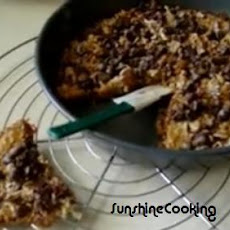 Solar Cooked Easy Five Layer Cookie Bar Triangles