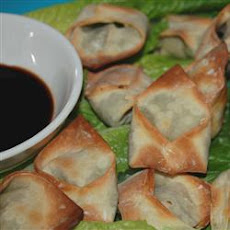 Edamame-Stuffed Wontons