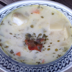 Summer Corn and Fish Chowder