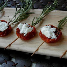 Oven Roasted Tomatoes With Goat Cheese