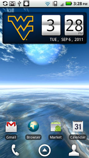 West Virginia Clock Widget