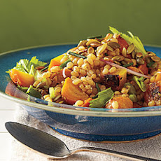 Golden Beet Salad with Wheat Berries and Pumpkinseed Vinaigrette