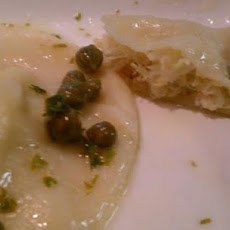 Crab Ravioli Filling With Lemon-Caper Butter