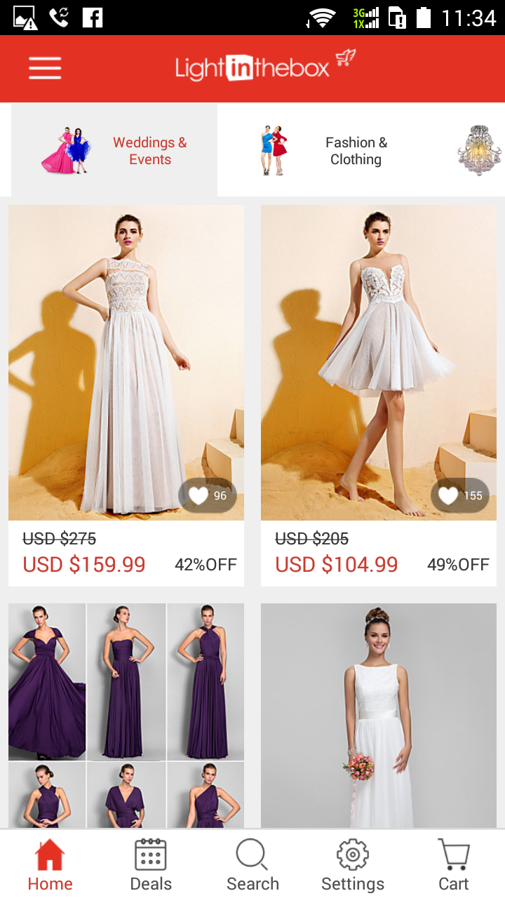 Android application LightInTheBox Online Shopping screenshort