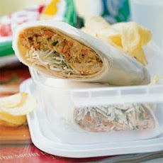 Chicken Saté Wraps